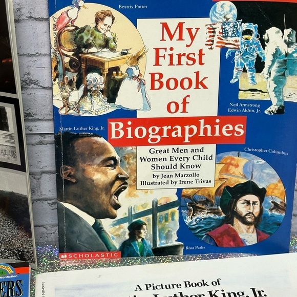 Biographies Lot of 5 Books Great Men and Women in History Martin Luther King Jr. - Picture 4 of 16